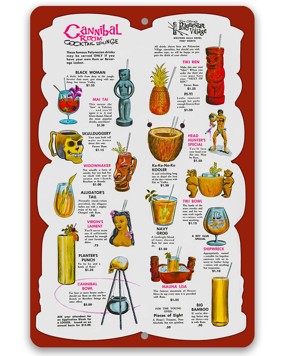 Home Bar Lounge - Menu de bebidas para o bar