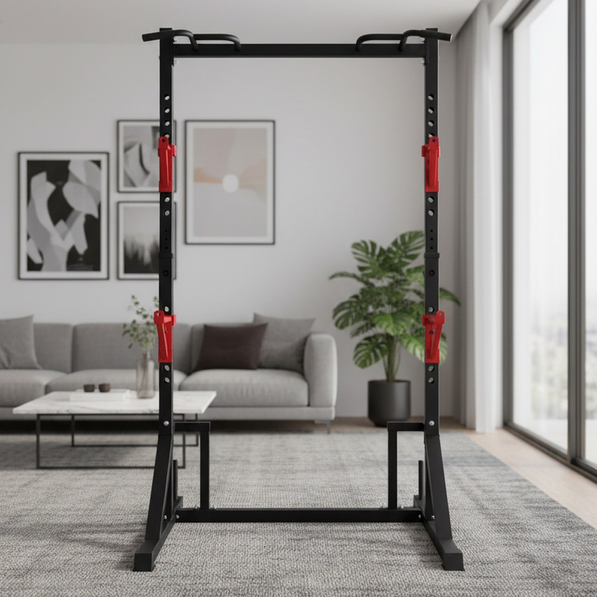 Rack de Força Ajustável com Ba - Home Bar And Gym avaliação e preço