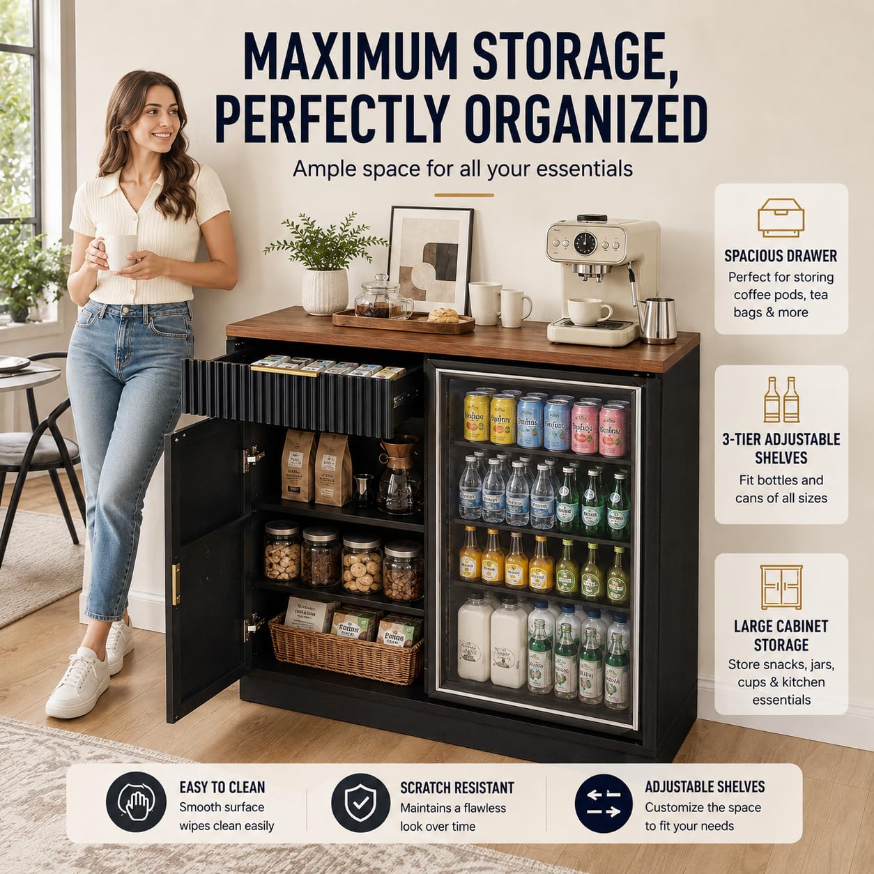 Armário para Bar de Café com E - Home Bar Shelves avaliação e preço