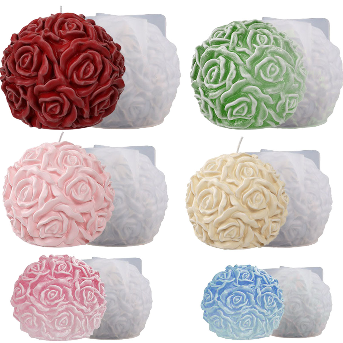 Molde de vela série flor multi - Ice Mold Sphere avaliação e preço
