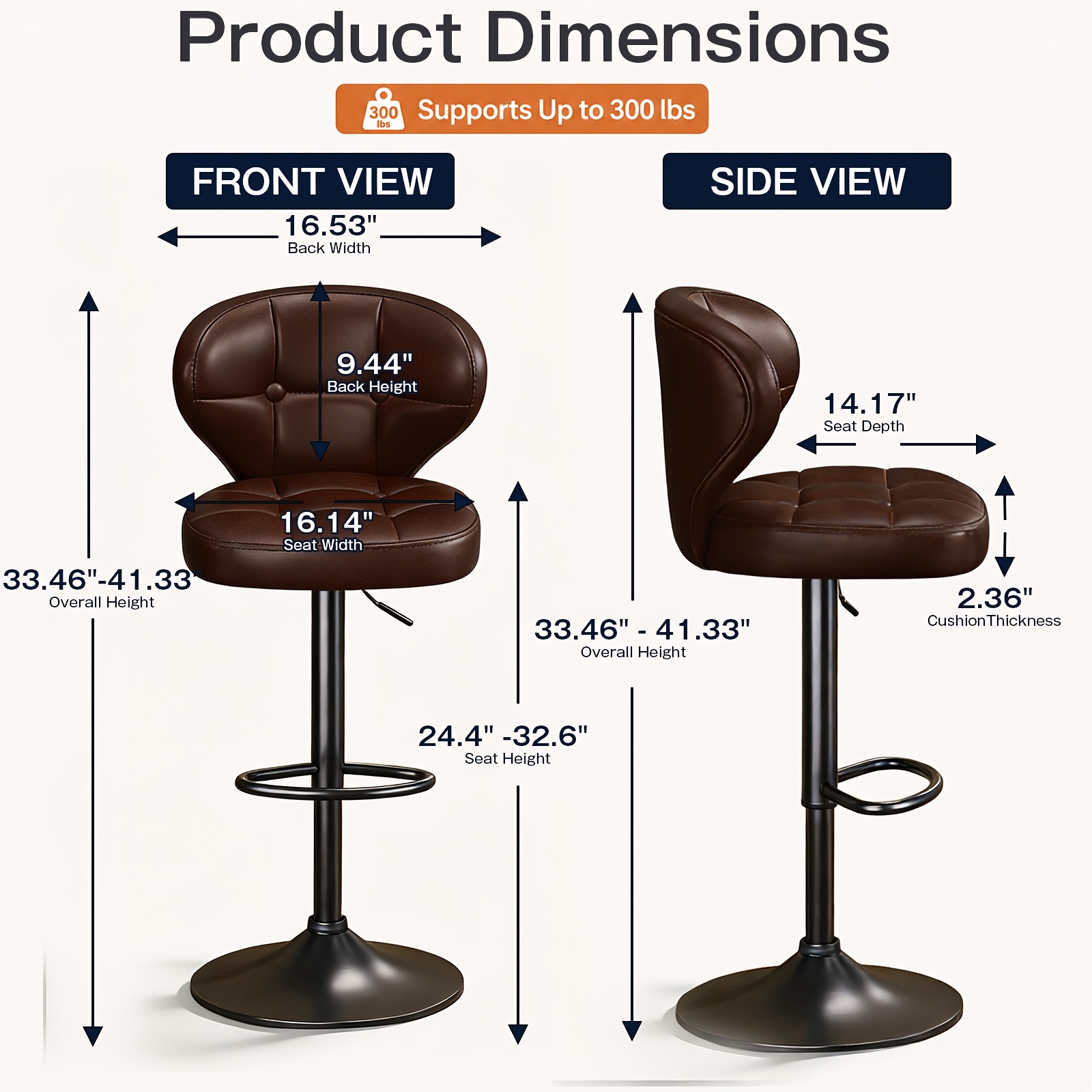 Conjunto de 4 Banquetas Girató - Home Bar Stools avaliação e preço