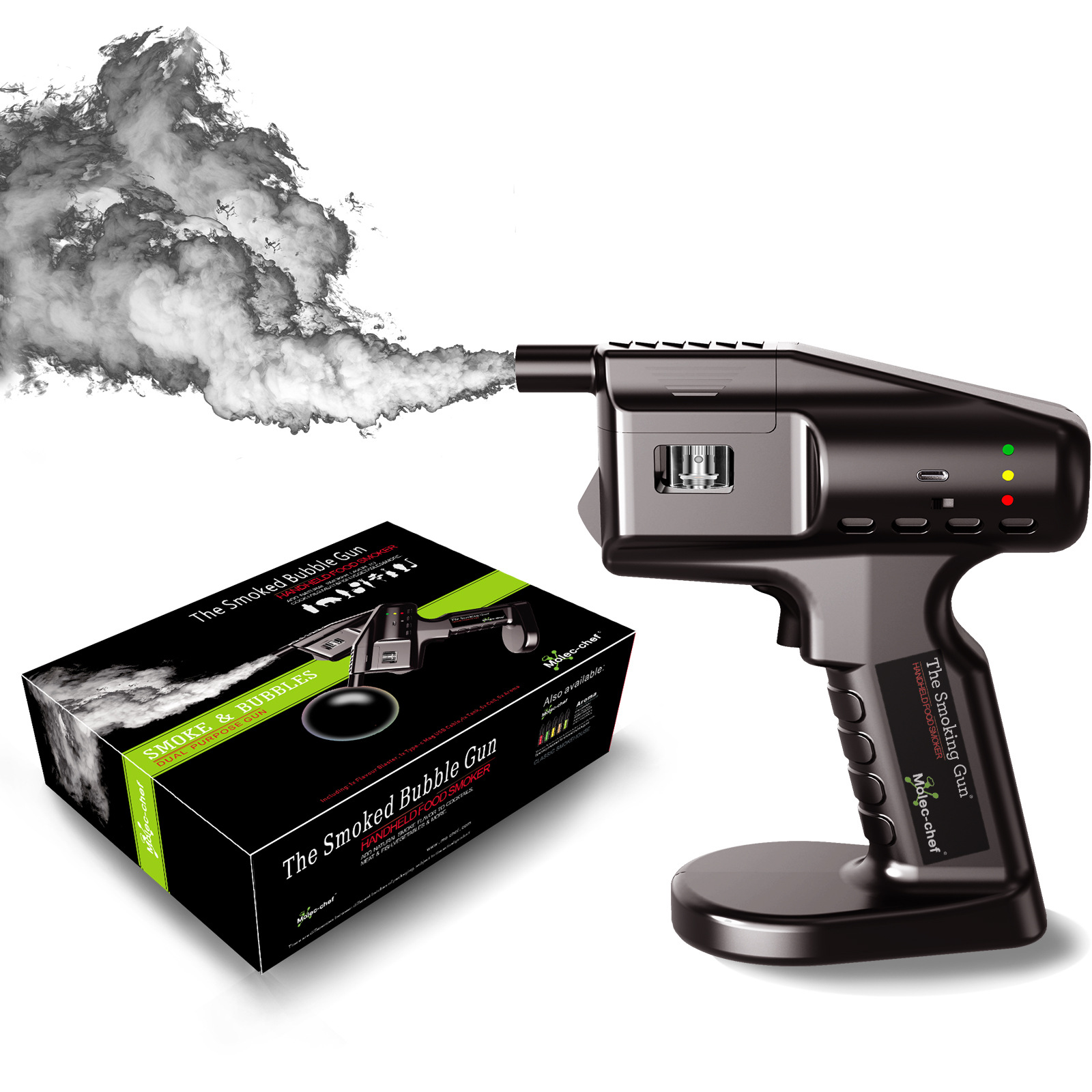Kit de pistola de coquetel bla - Smoking Gun Kit avaliação e preço