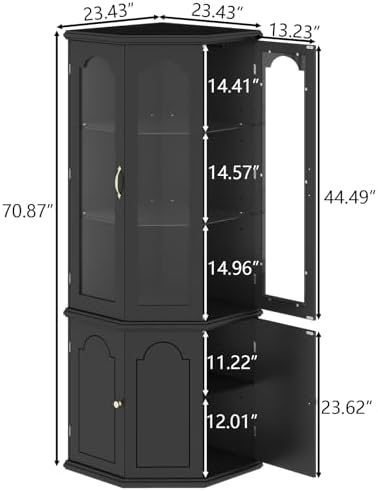 Armário de Canto com Luzes LED - Home Bar Shelves avaliação e preço
