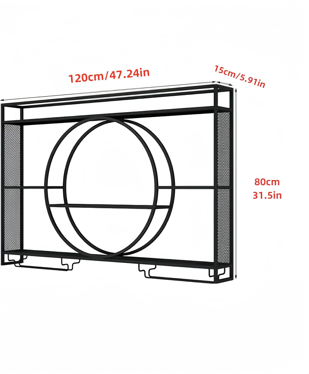 Prateleira de Metal Preta para - Home Bar Shelves avaliação e preço