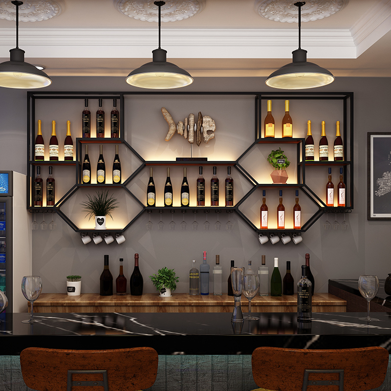 Prateleiras de metal armário d - Home Bar Shelves avaliação e preço